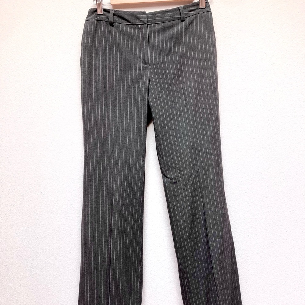 Ann Taylor Wide Leg Pinstriped Pants